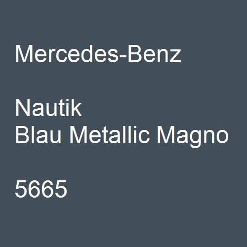 Mercedes-Benz, Nautik Blau Metallic Magno, 5665.